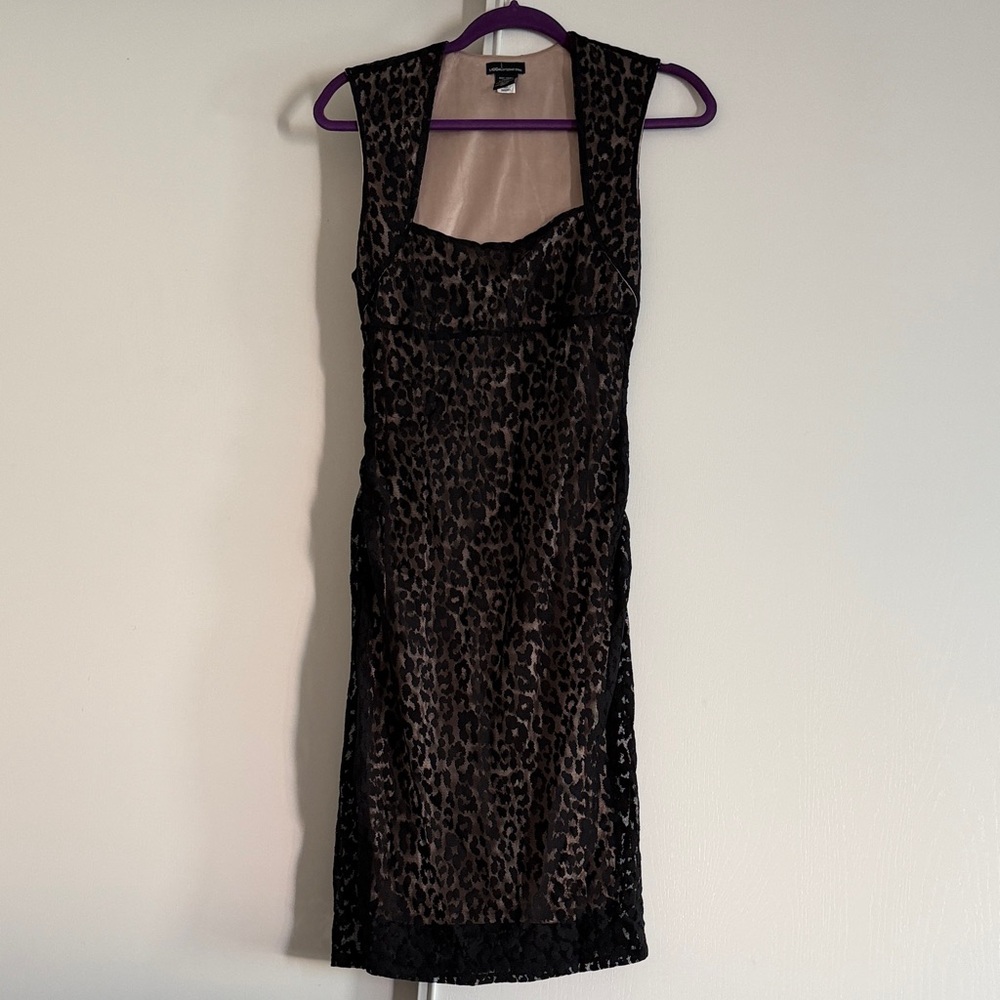 Moda International Animal Print Midi Dress